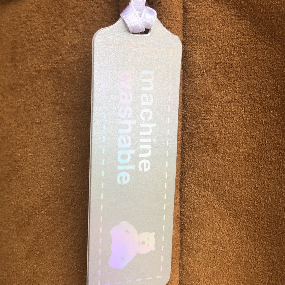 🐻 Gap NWT Faux Suede Fleece Lined Bundler - Picture 2 of 4